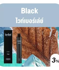 kardinal Artisan 5000 Puffs Black (ไวท์เบอร์เลย์)