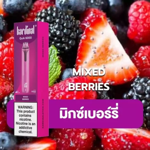 Ks Quik 6000 Puff Mixed berries