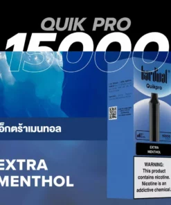 Pod Ks Quik Pro 15000 Puff Extra Menthol (มิ้นท์ เมนทอล)